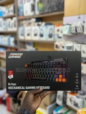 Porodo Gaming 84 Keys Mechanical Gaming Keyboard