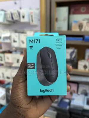 Logitech M171 Wireless Mouse, 2.4 GHZ With, Optical Tracking,