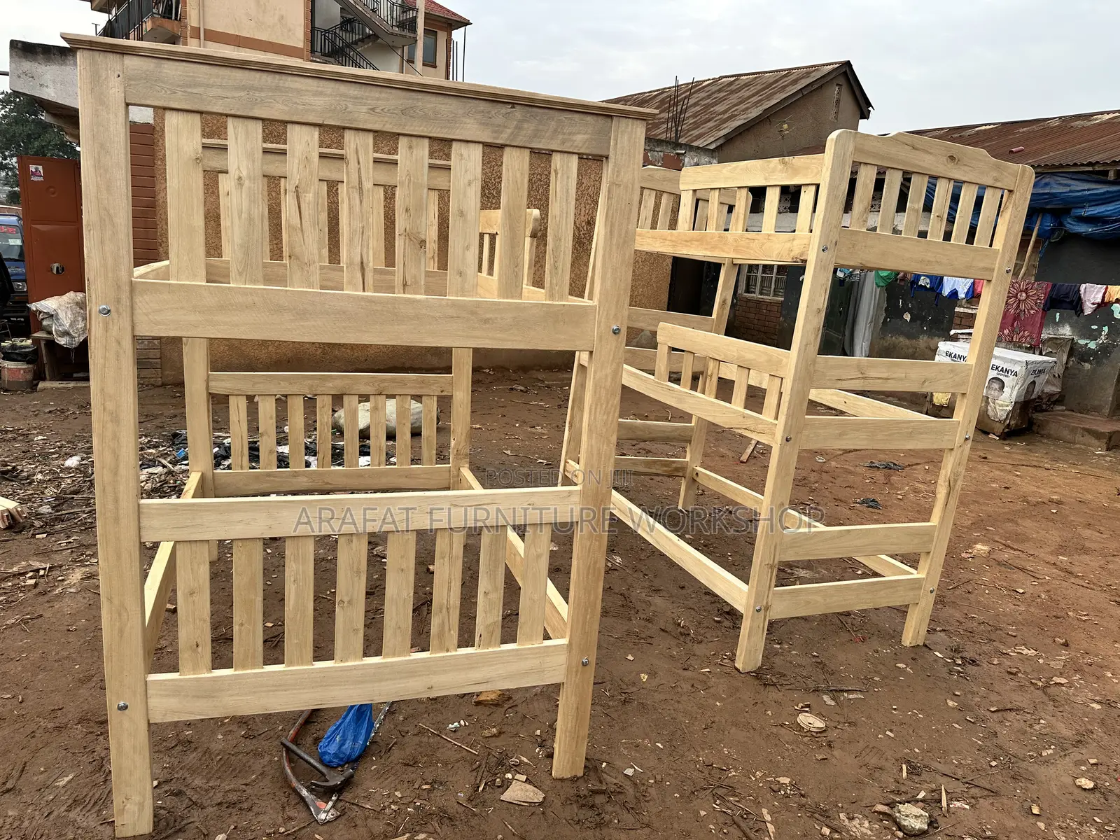 Hardwood Double Decker Bunk Beds