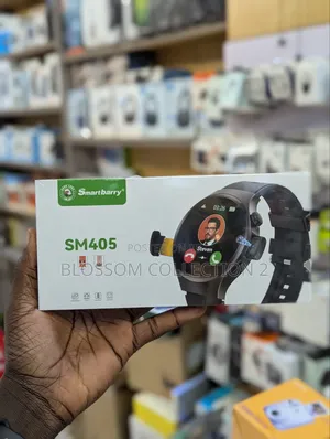 Smartbarry Sm405 5g Simcard Smartwatch, Round 2.5d Curved Display