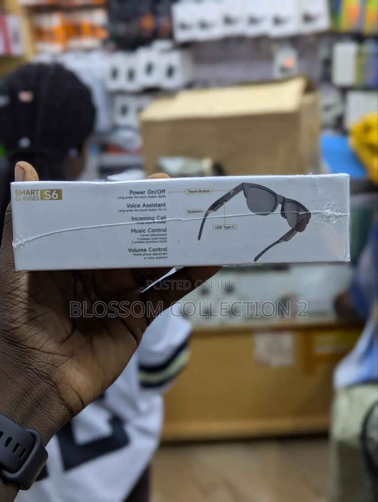 S6 Smart Glasses, Bluetooth Audio Sunglasses
