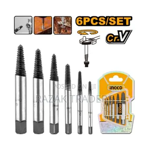 6 PCS Screw Extractor Set | Ase106 Ingco –