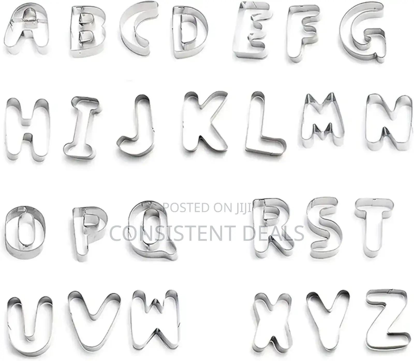 Alphabetical  Cookie Cutter Set