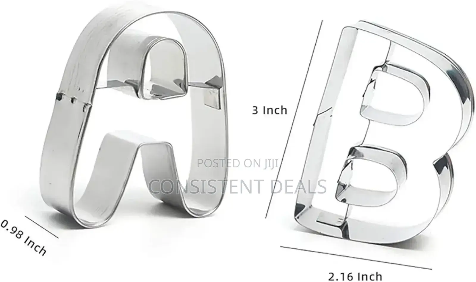 Alphabetical  Cookie Cutter Set