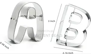 Alphabetical  Cookie Cutter Set