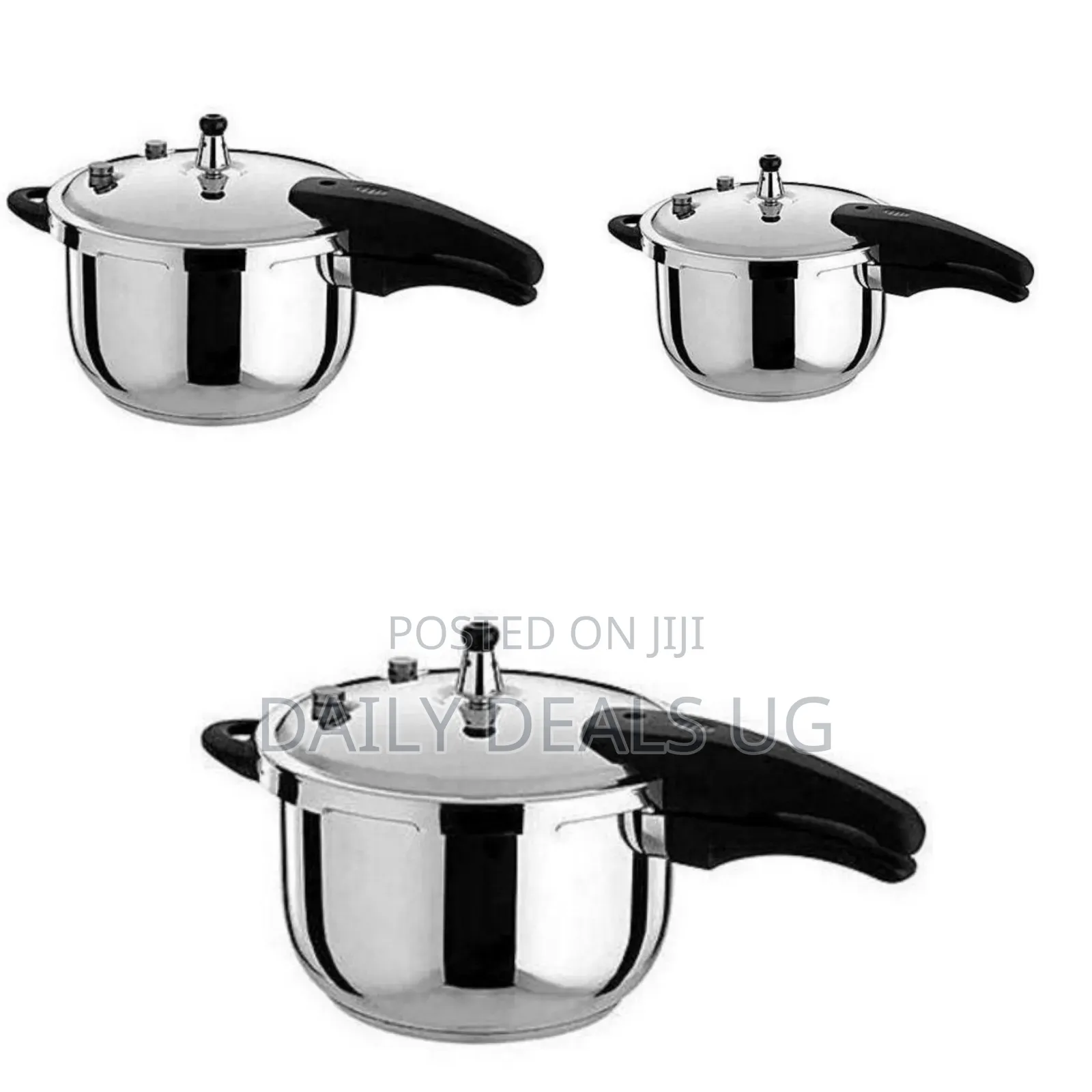 Premium Stainless Steel Pressure Cooker With Safety Locking System