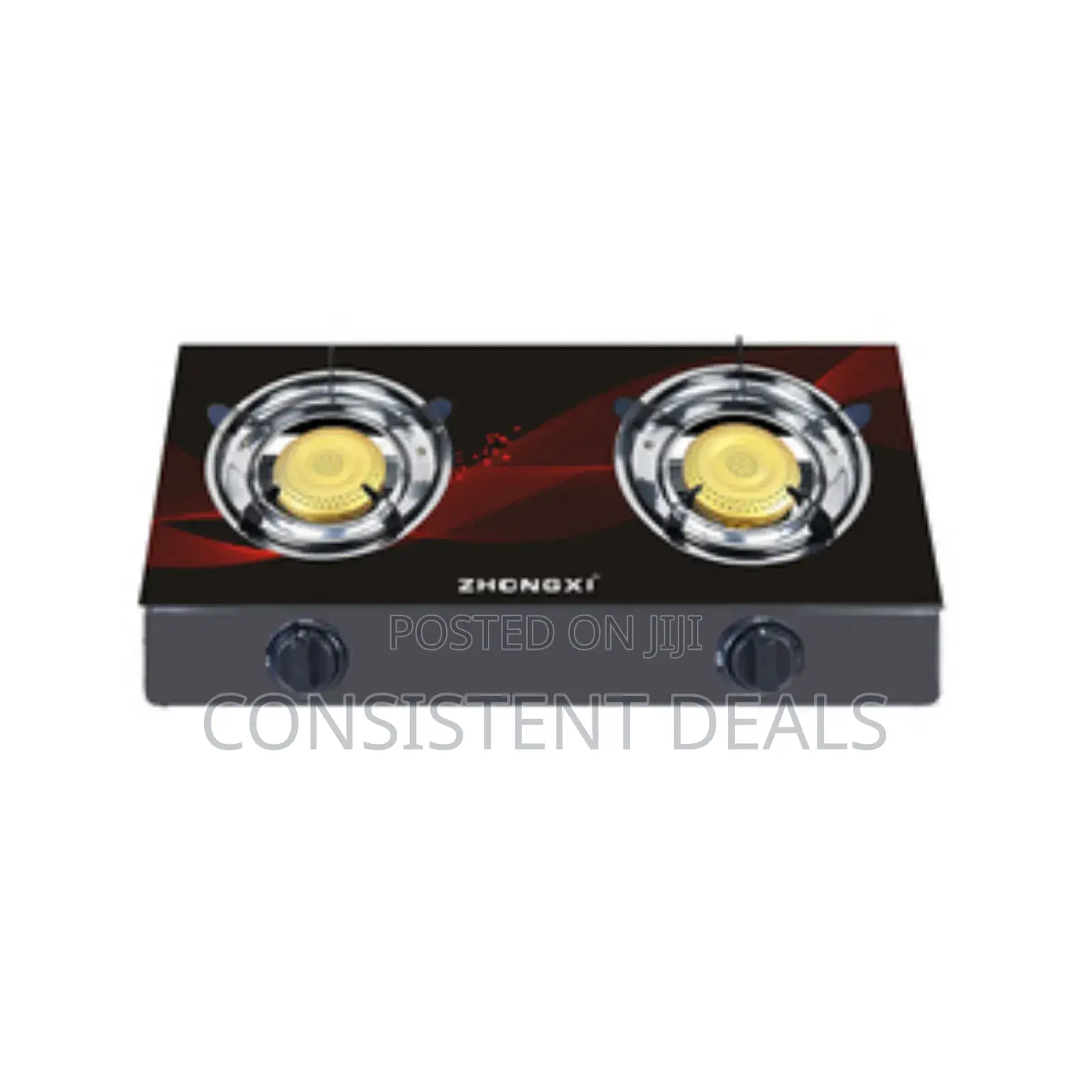 Double  Countertop  Gas Stove
