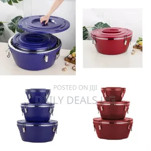 Premium Insulated Food Storage and Serving Set - Multicolor