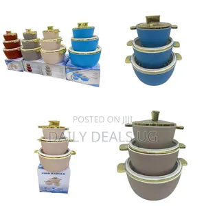 3-Piece Set of Elegant Stackable Insulated Serving Dish