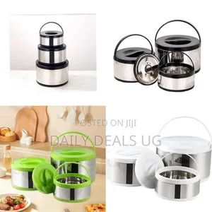 Insulated Food Warmer Casserole Set With Serving Handles (2l+4l+8l)