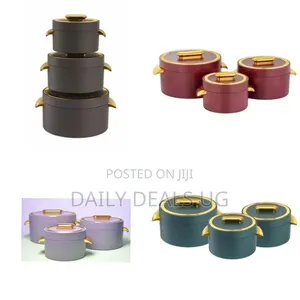 Luxurious Thermal Insulated Serving Pot Set - Multicolor