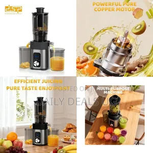 DSP Whole Slow Juicer (200w) With 112mm Large Feed Chute - Multicolor