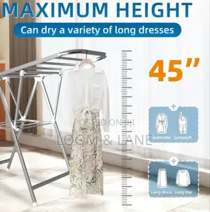 Foldable Stainless Steel Laundry Drying Rack