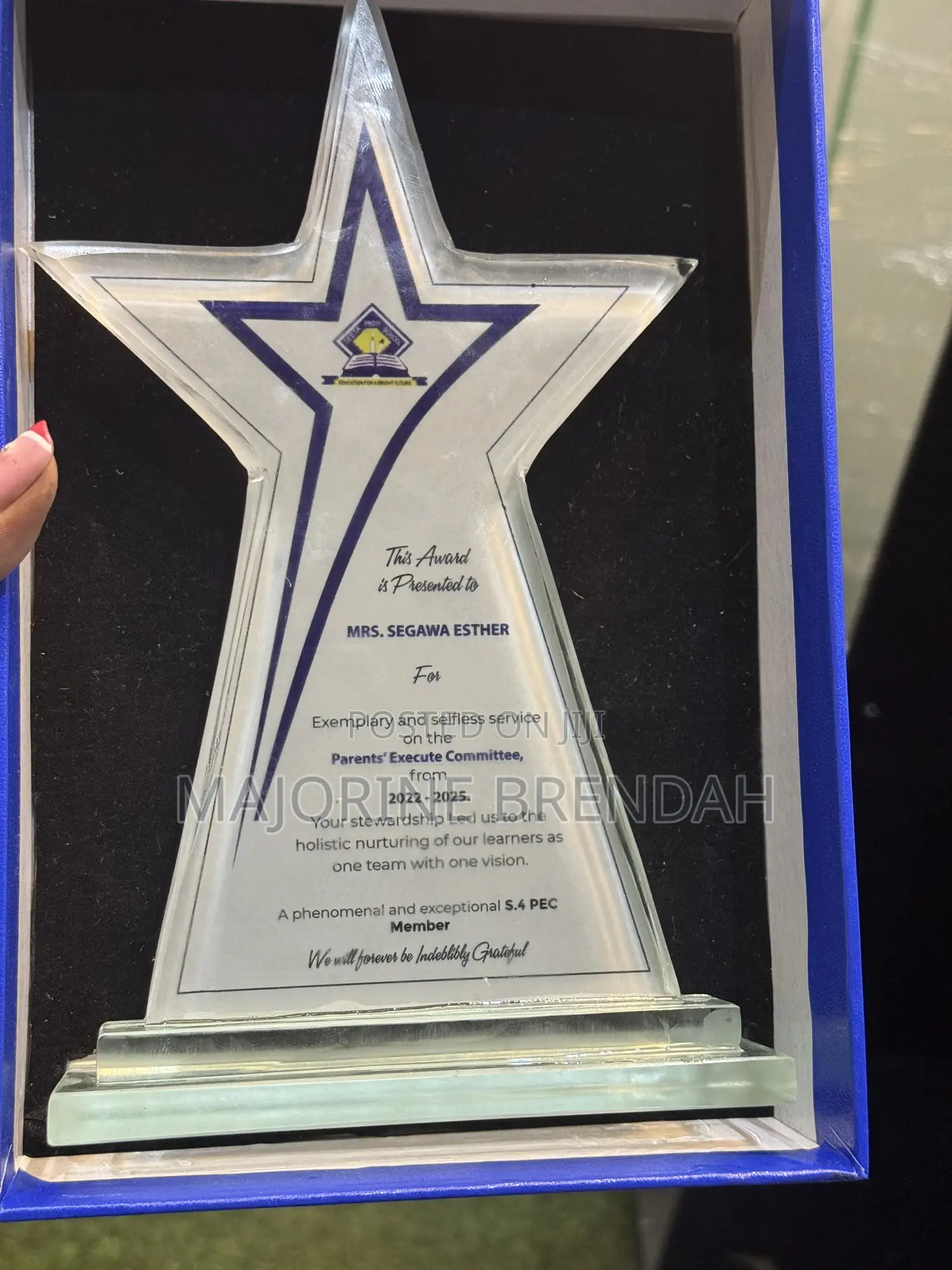 A Star Shape Trophy