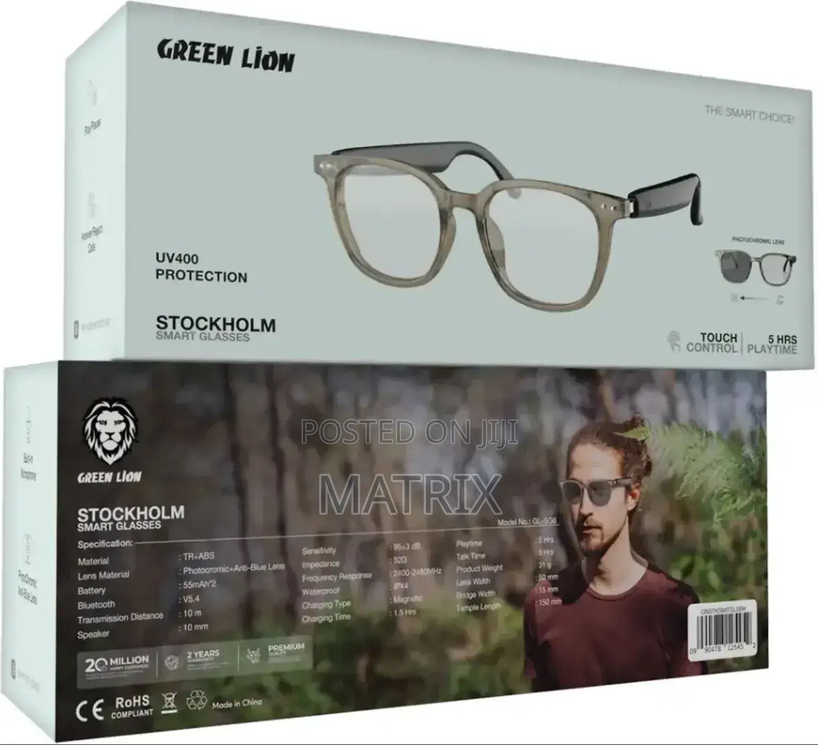 Green Lion Stockholm Smart Glasses