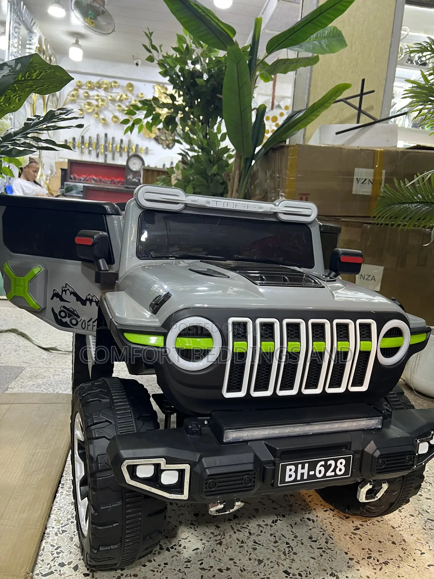 Rechargeable Toy Car Gray