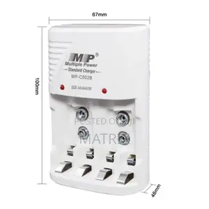Universal Mp Aa/Aaa/9v Rechargeable Battery Charger