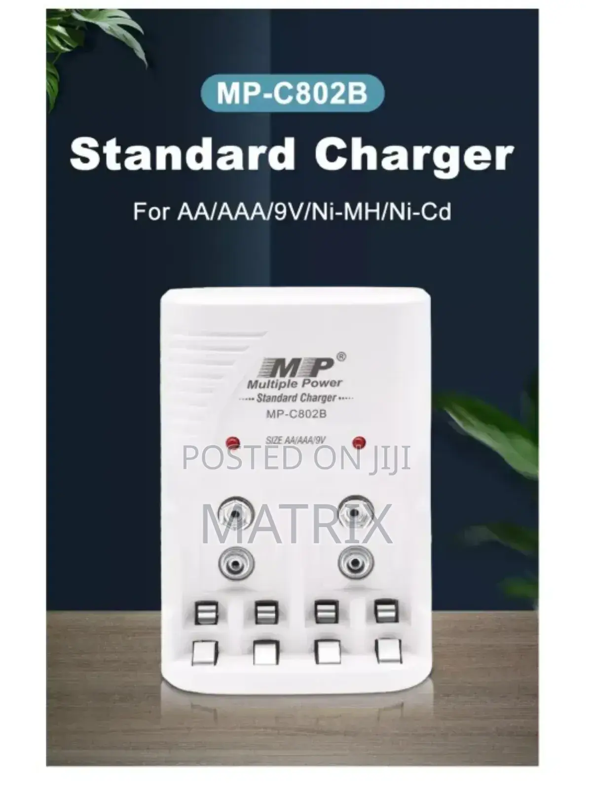 Universal Mp Aa/Aaa/9v Rechargeable Battery Charger