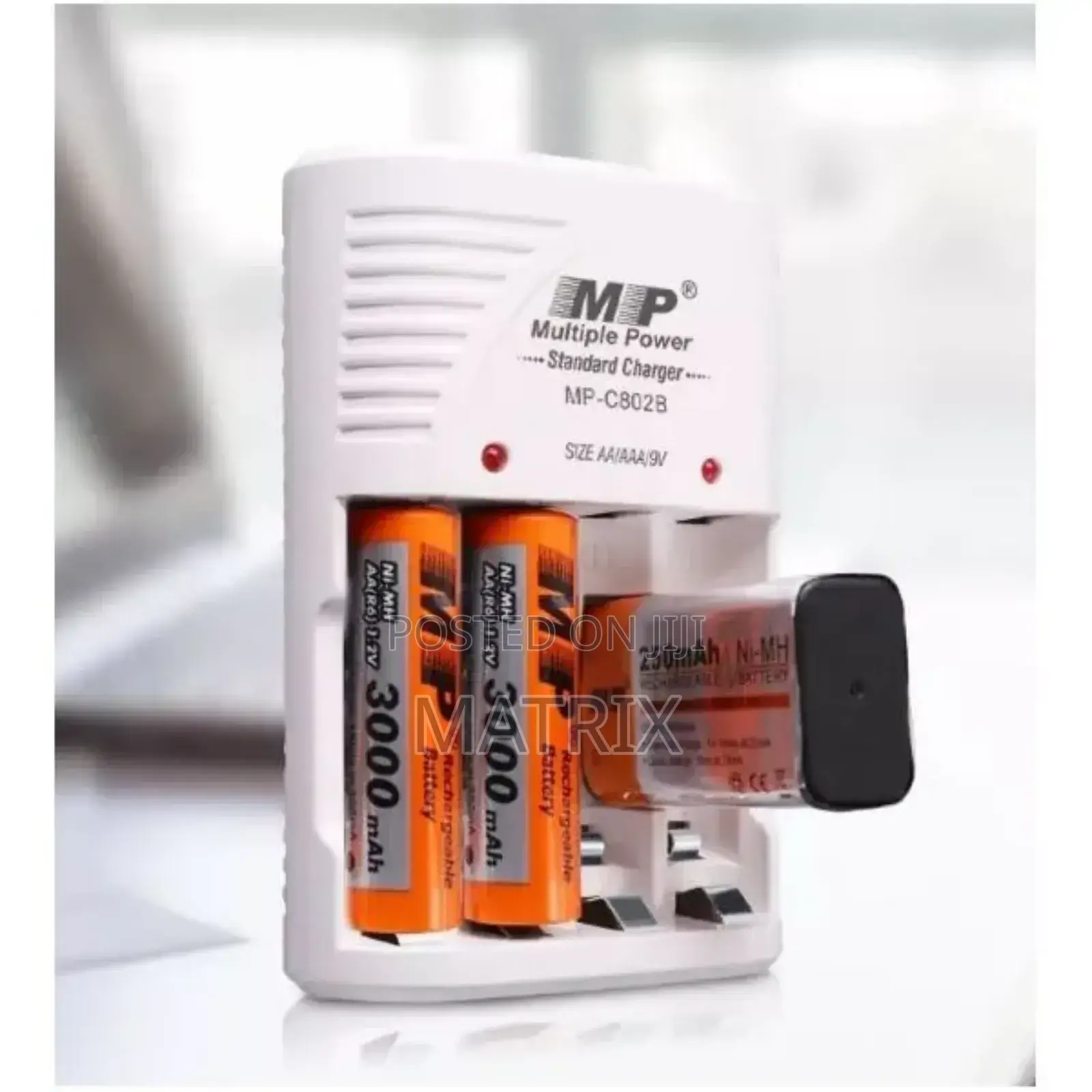 Universal Mp Aa/Aaa/9v Rechargeable Battery Charger