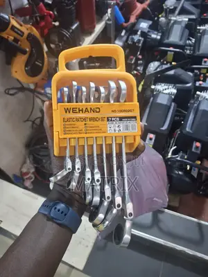 7-Piece Wehand Elastic Ratchet Wrench Spanner