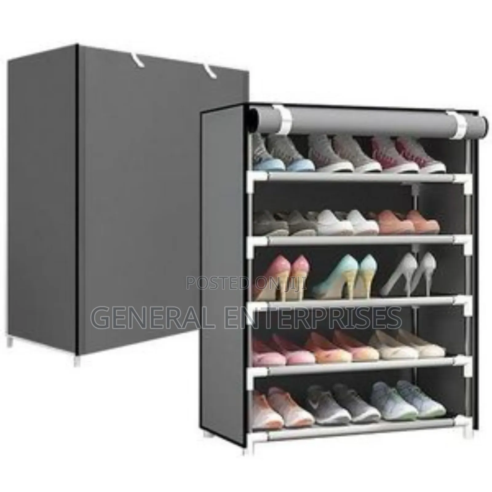 Portable 5-tier Shoe Rack