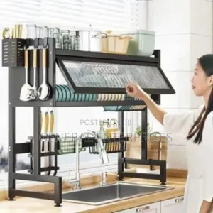 Multi-Functional Over-the-Sink Kitchen Organizer Rack