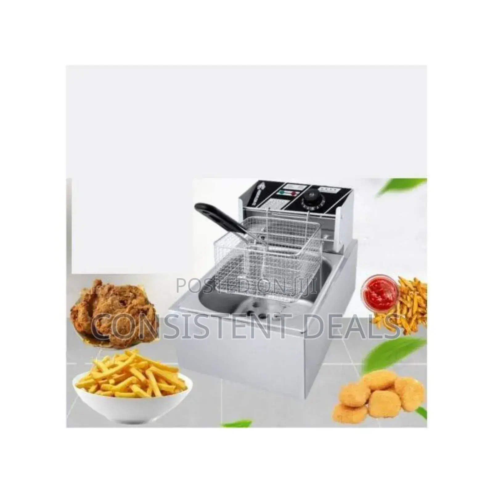 Pixel 6l Commercial  Deep Fryer