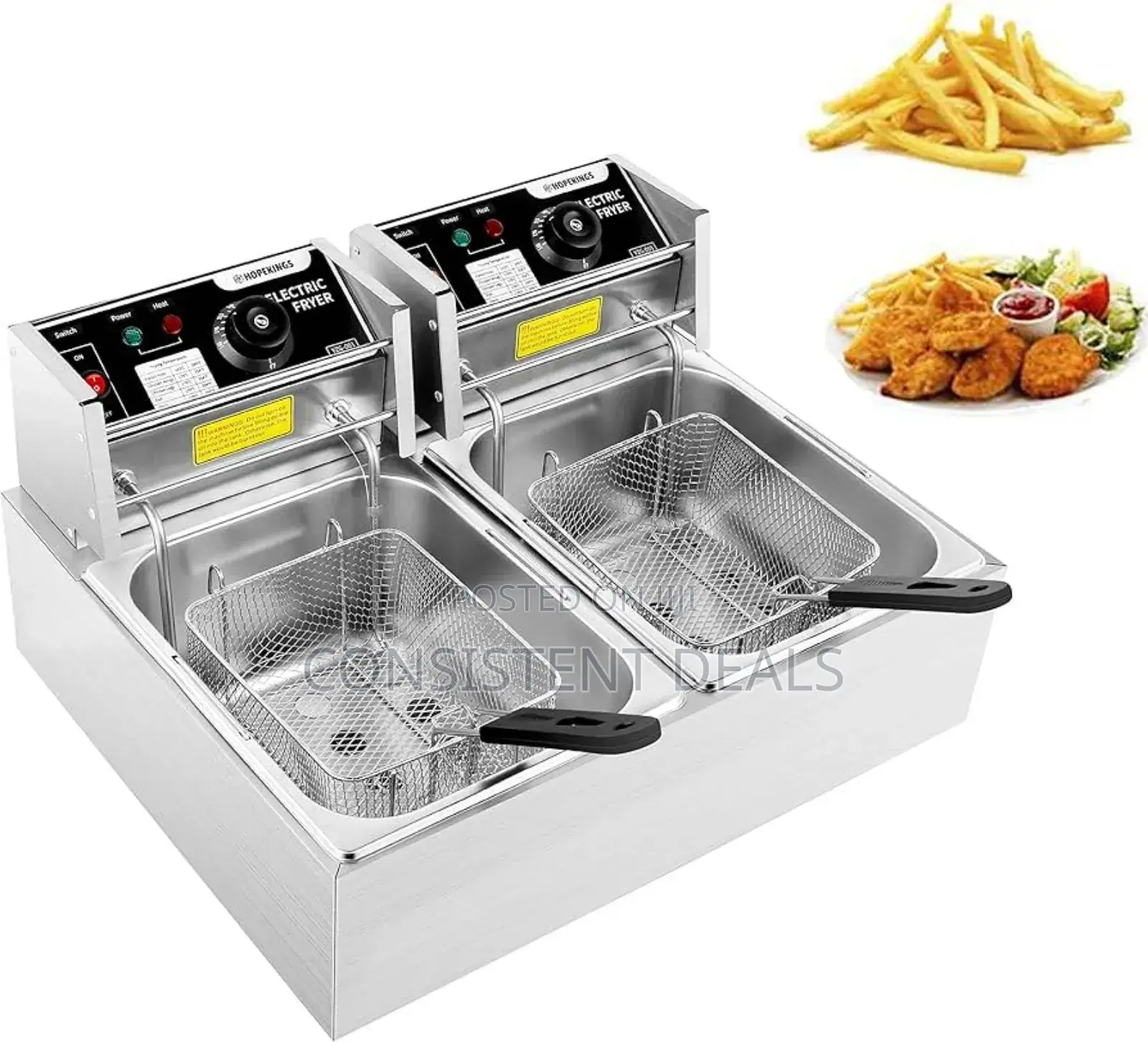 Pixel Double  12l Commercial Deep Fat Fryer