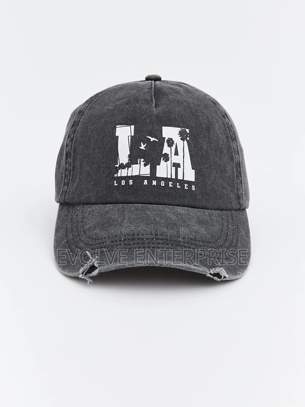 La Embroidered Men's Baseball Cap