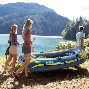 Intex Challenger 3 Inflatable Boat For 3 People