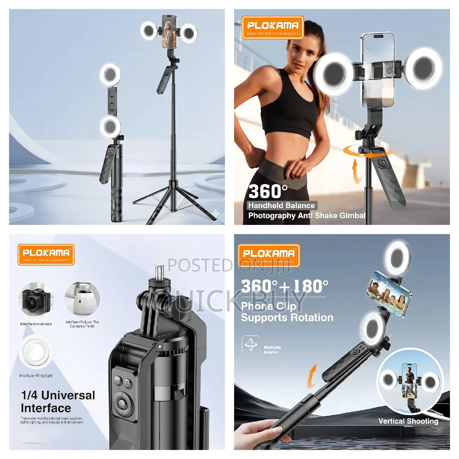 Plokama Auto-a7 Pro Is A Multifunctional Selfie Stick And Tripod