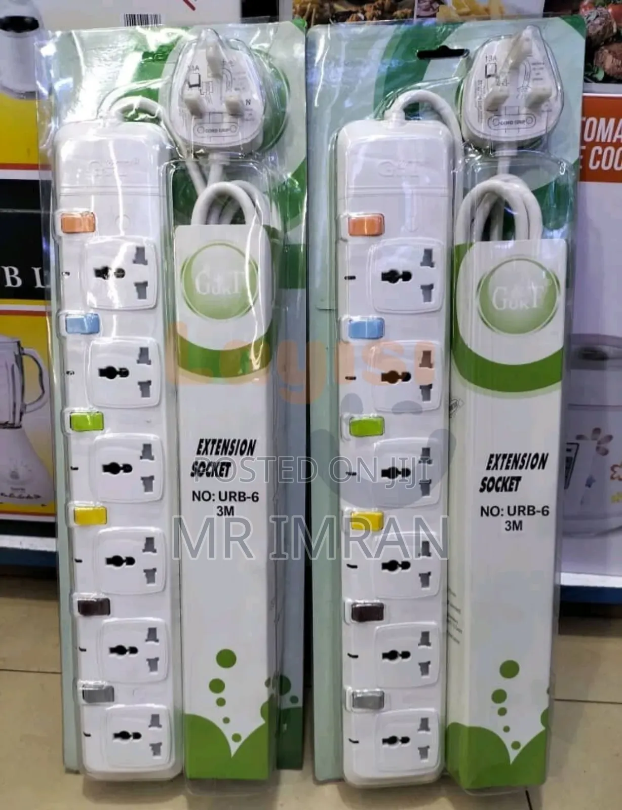 G T 6-Way Universal Heavy Duty Extension Cable