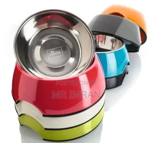Removable Stainless Steel Non-Slip Dog Bowl
