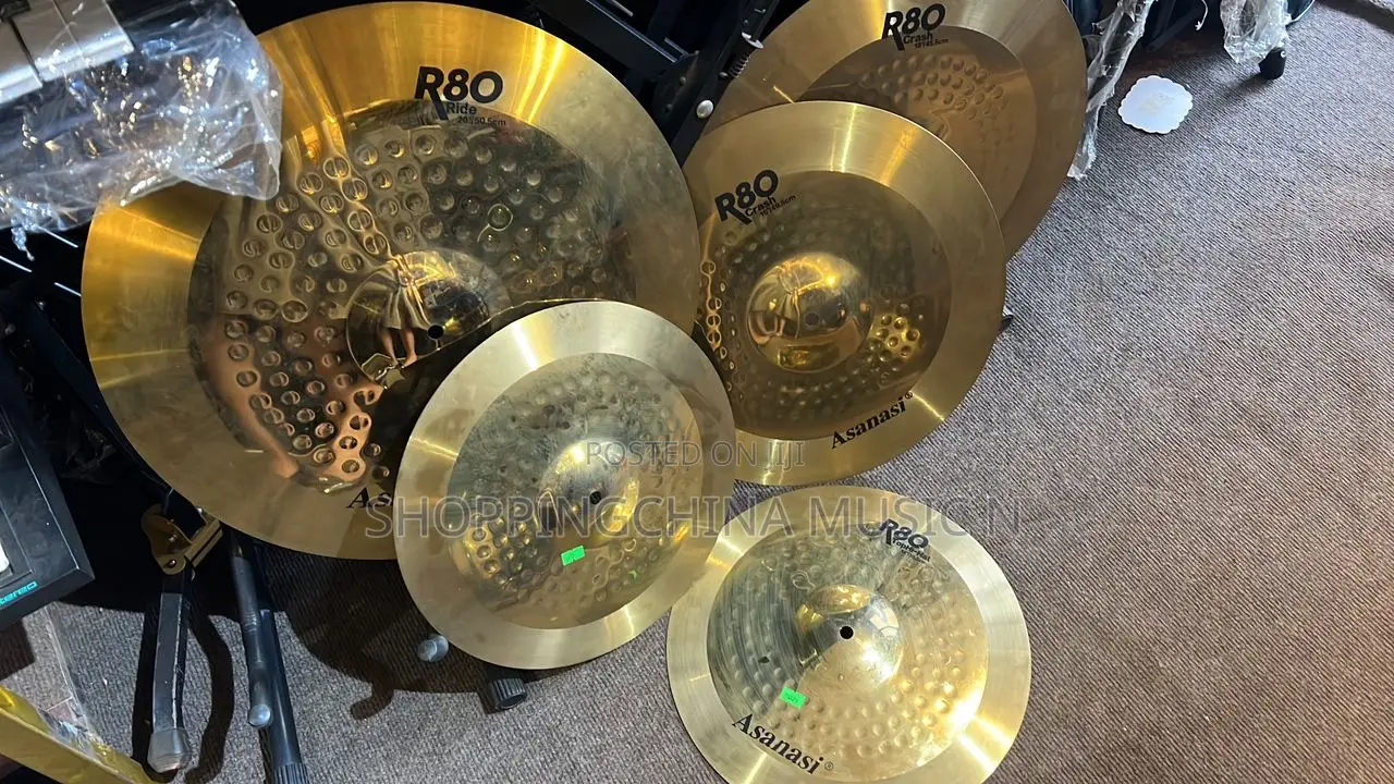 Drum Cymbals Asanasi Full Set Jazz Drum Yamaha Tama