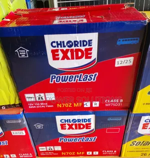 N70z Chloride Exide Mf Car Battery