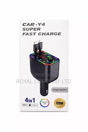 Car Fast Charger 4in1
