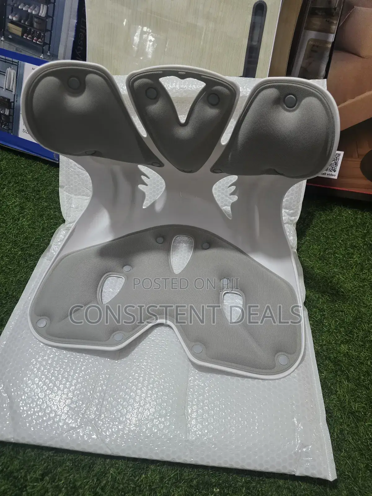 Back And Lumbar Support, Breathable Petal Fabric
