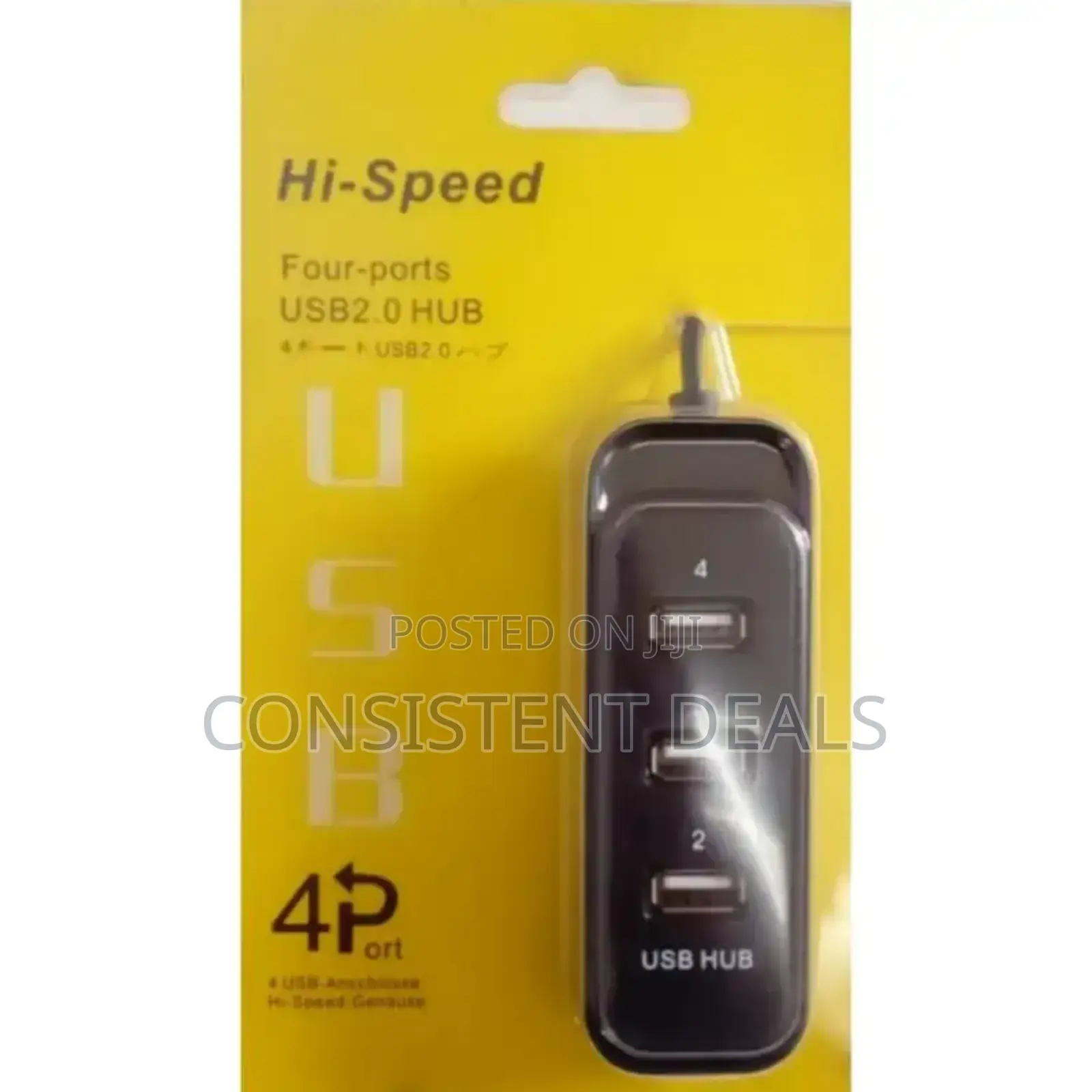 Usb Hub 4 Ports 2.0 Speed