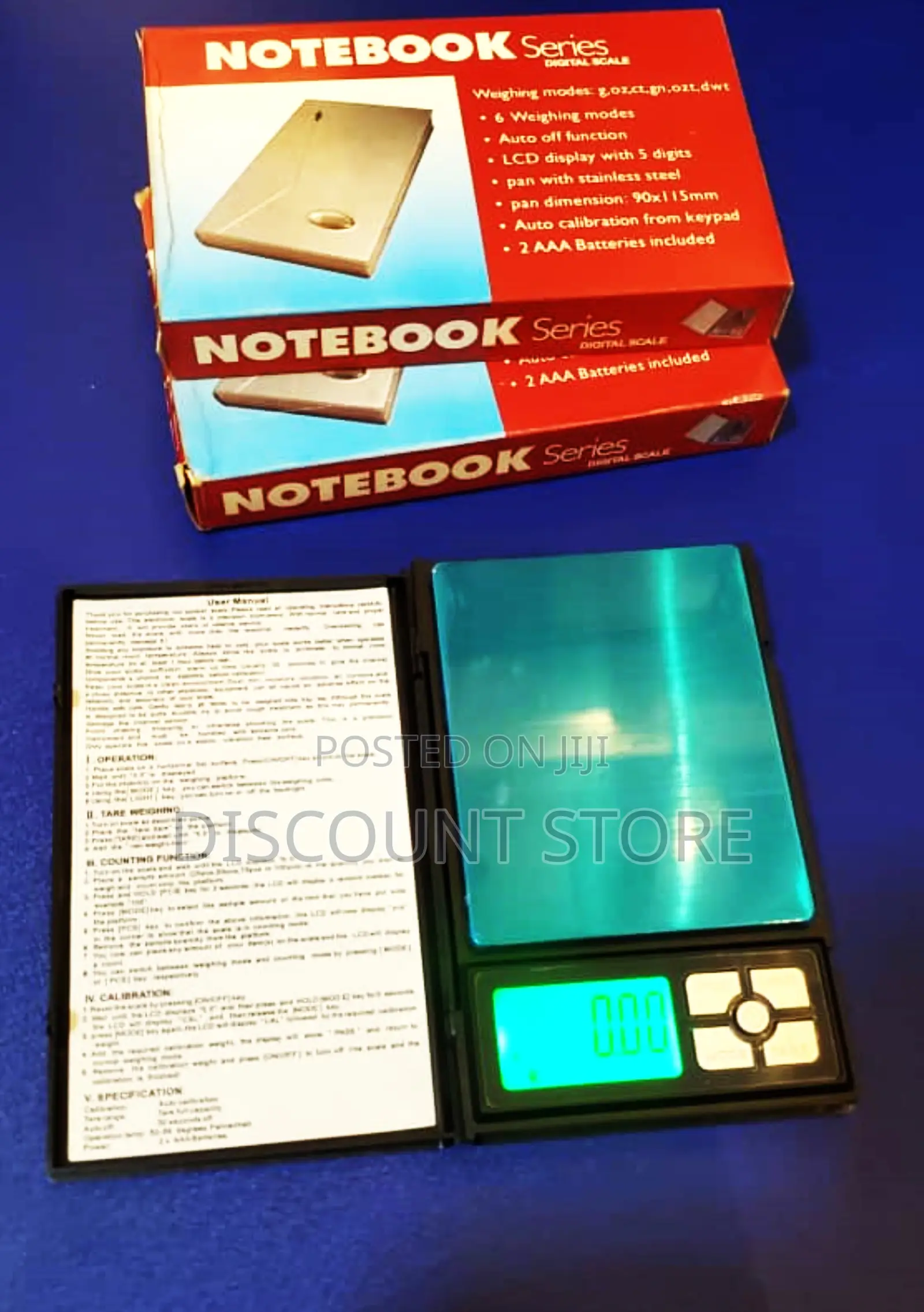 Notebook Electronic Mini Portable Digital Weighing Scales.