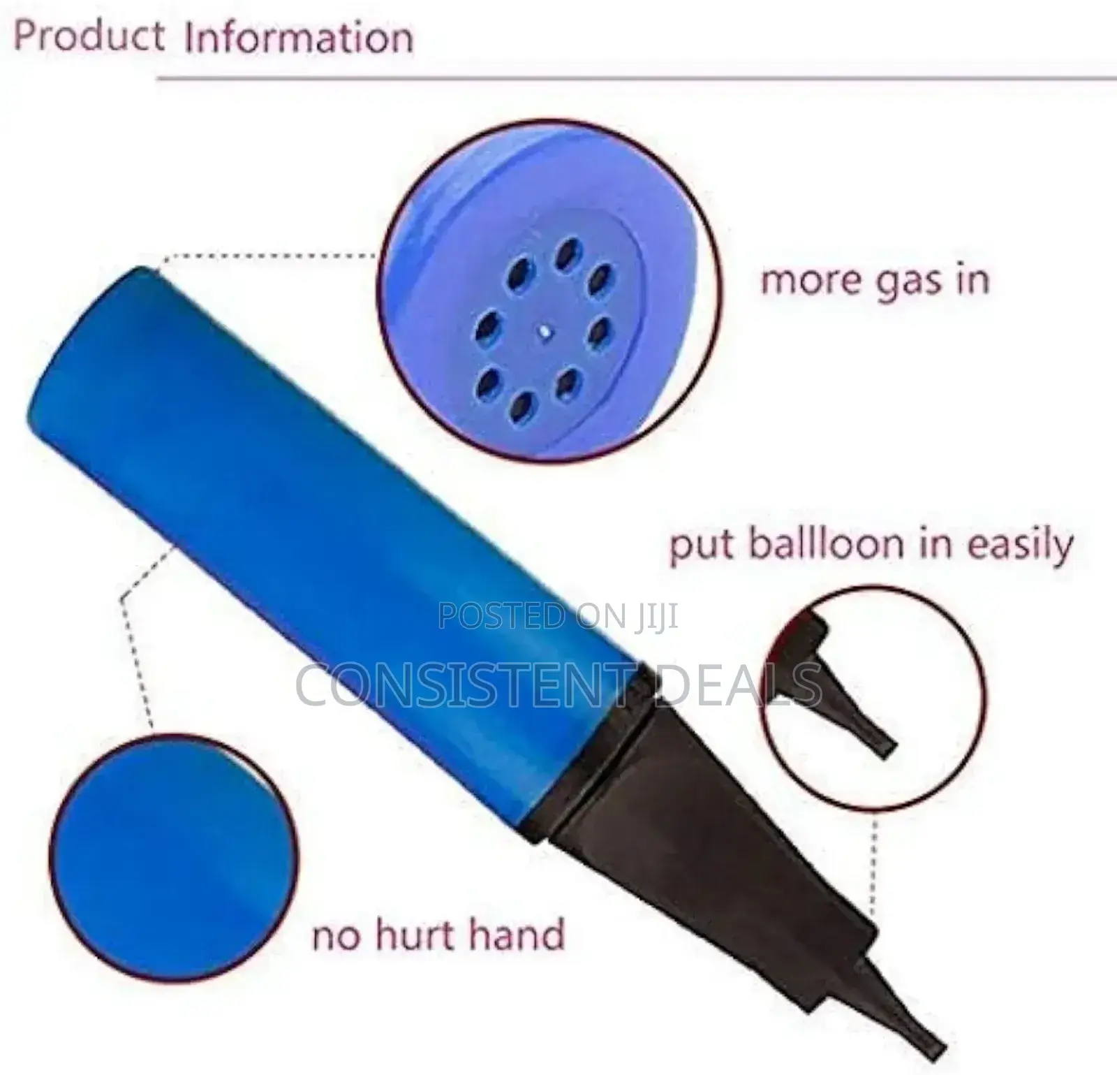 Balloon Air Pump For Kids, Multicolour