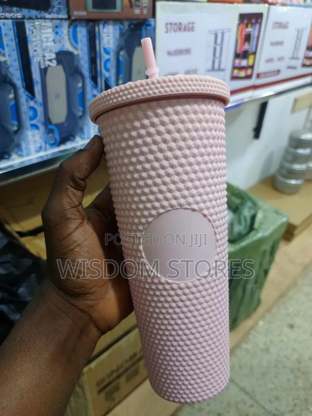 Starbucks Matte Black Studded Tumbler.