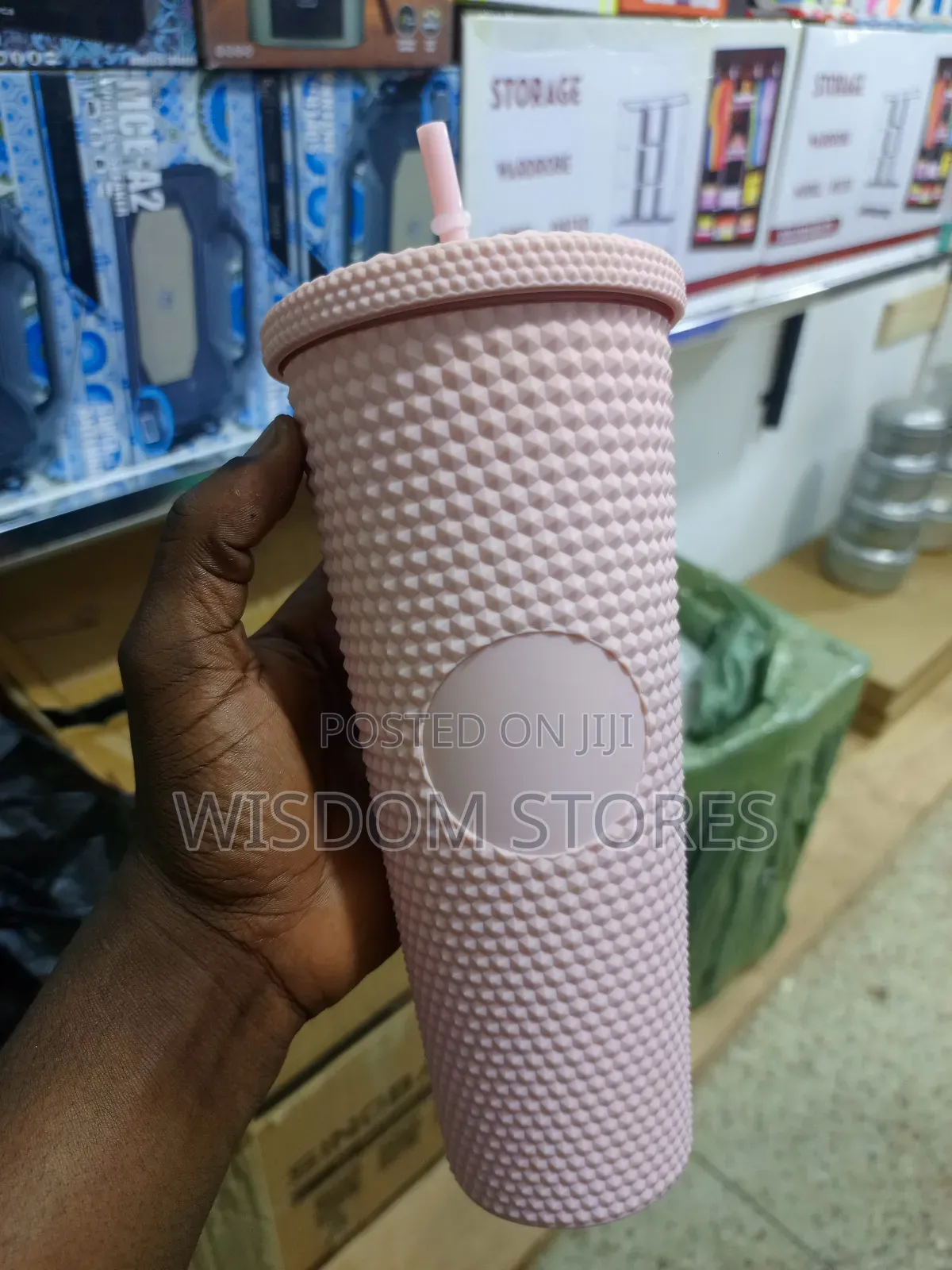 Starbucks Matte Black Studded Tumbler.