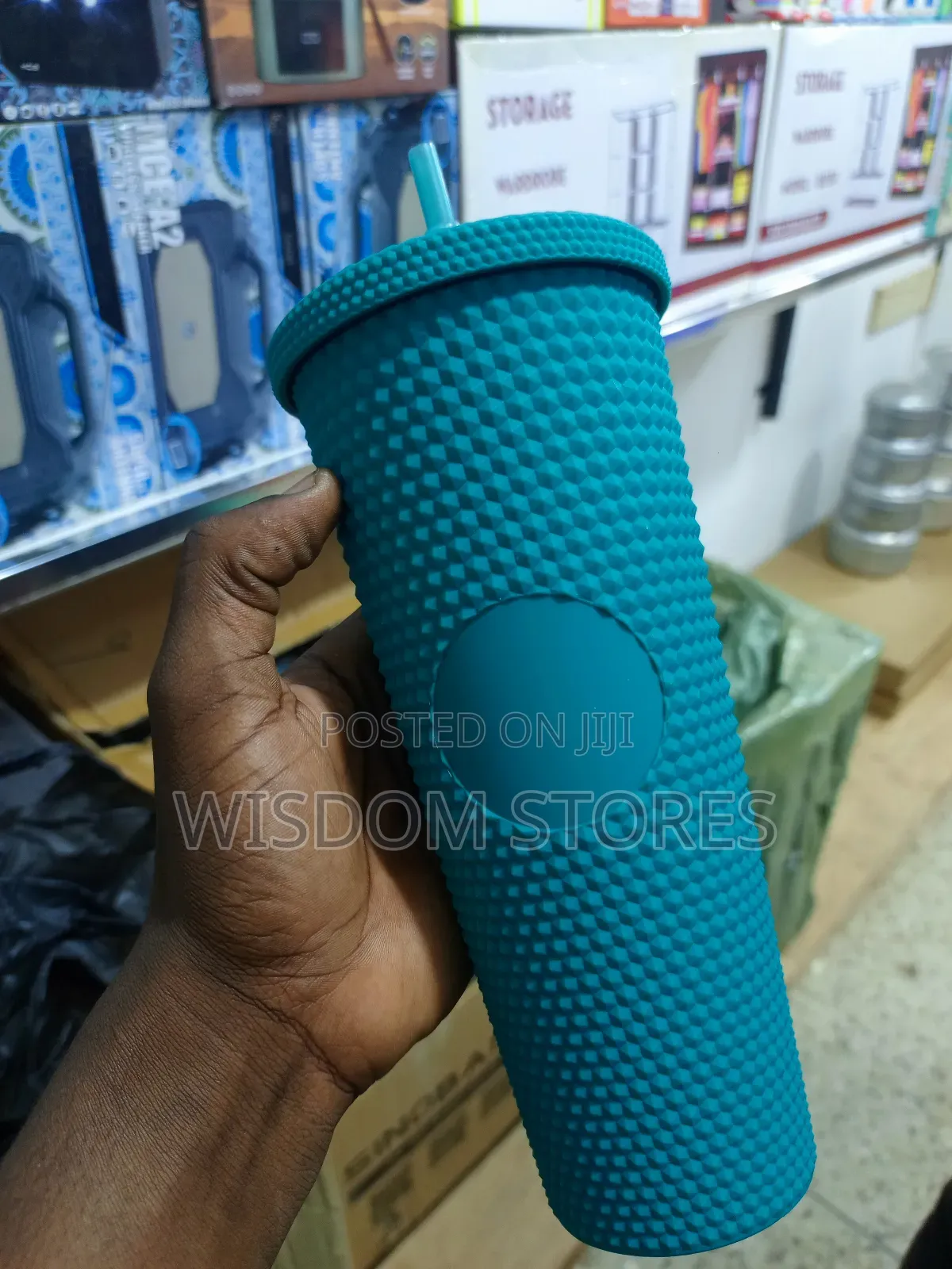 Starbucks Matte Black Studded Tumbler.