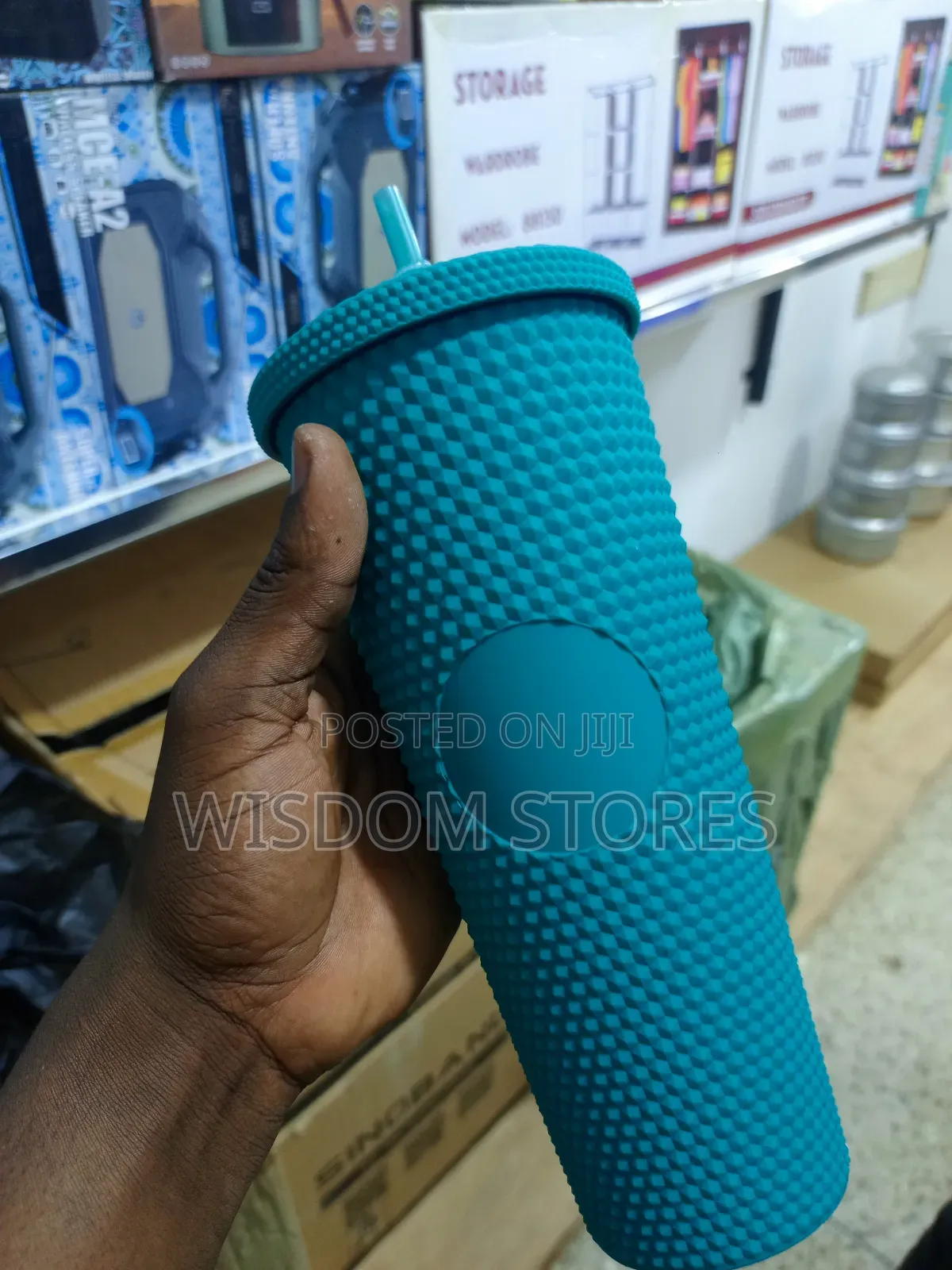 Starbucks Matte Black Studded Tumbler.