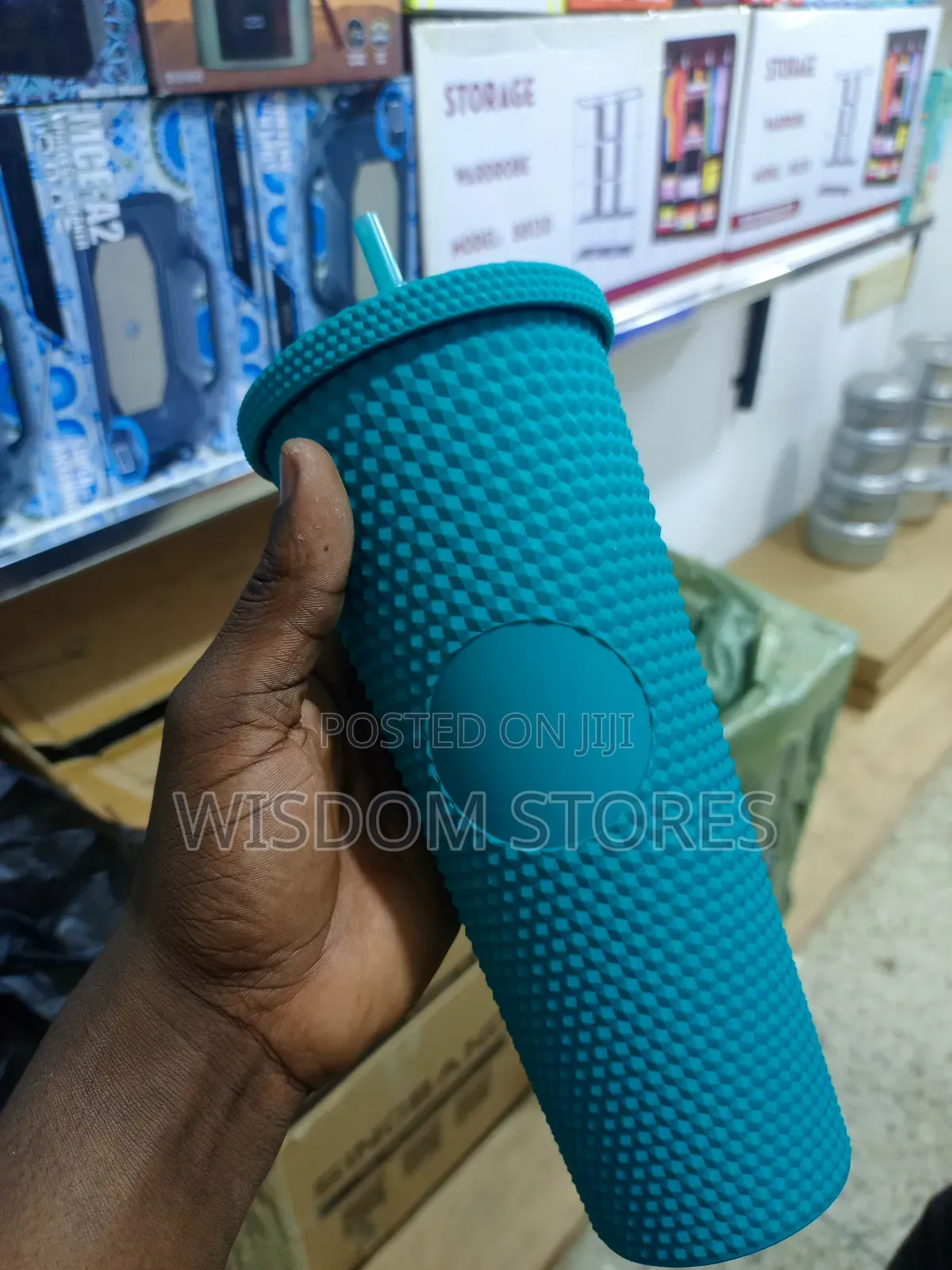 Starbucks Matte Black Studded Tumbler.