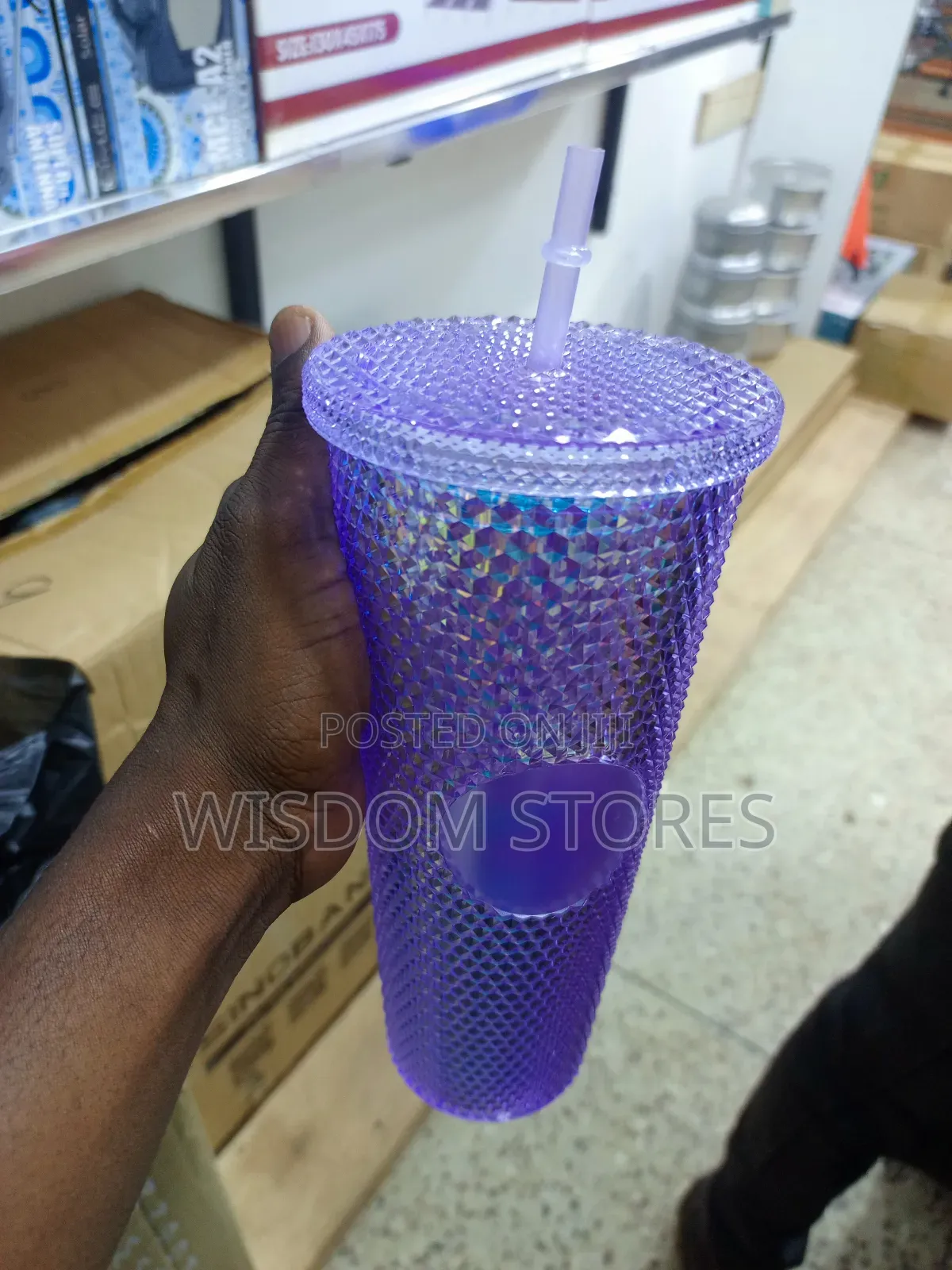 Starbucks Matte Black Studded Tumbler.