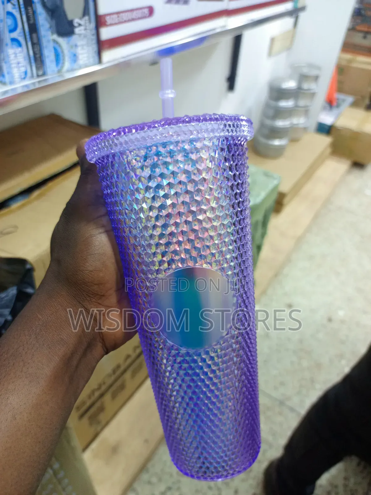Starbucks Matte Black Studded Tumbler.