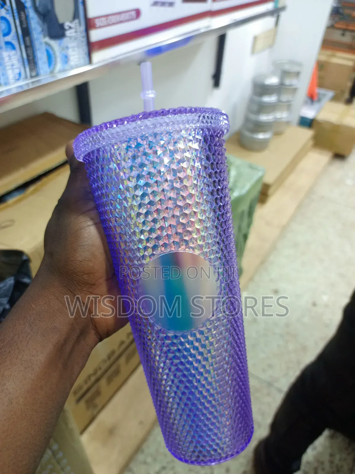 Starbucks Matte Black Studded Tumbler.