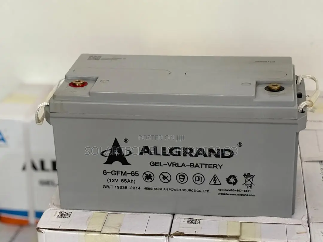65ah 12v Allgrand Premium Solar Gel Battery