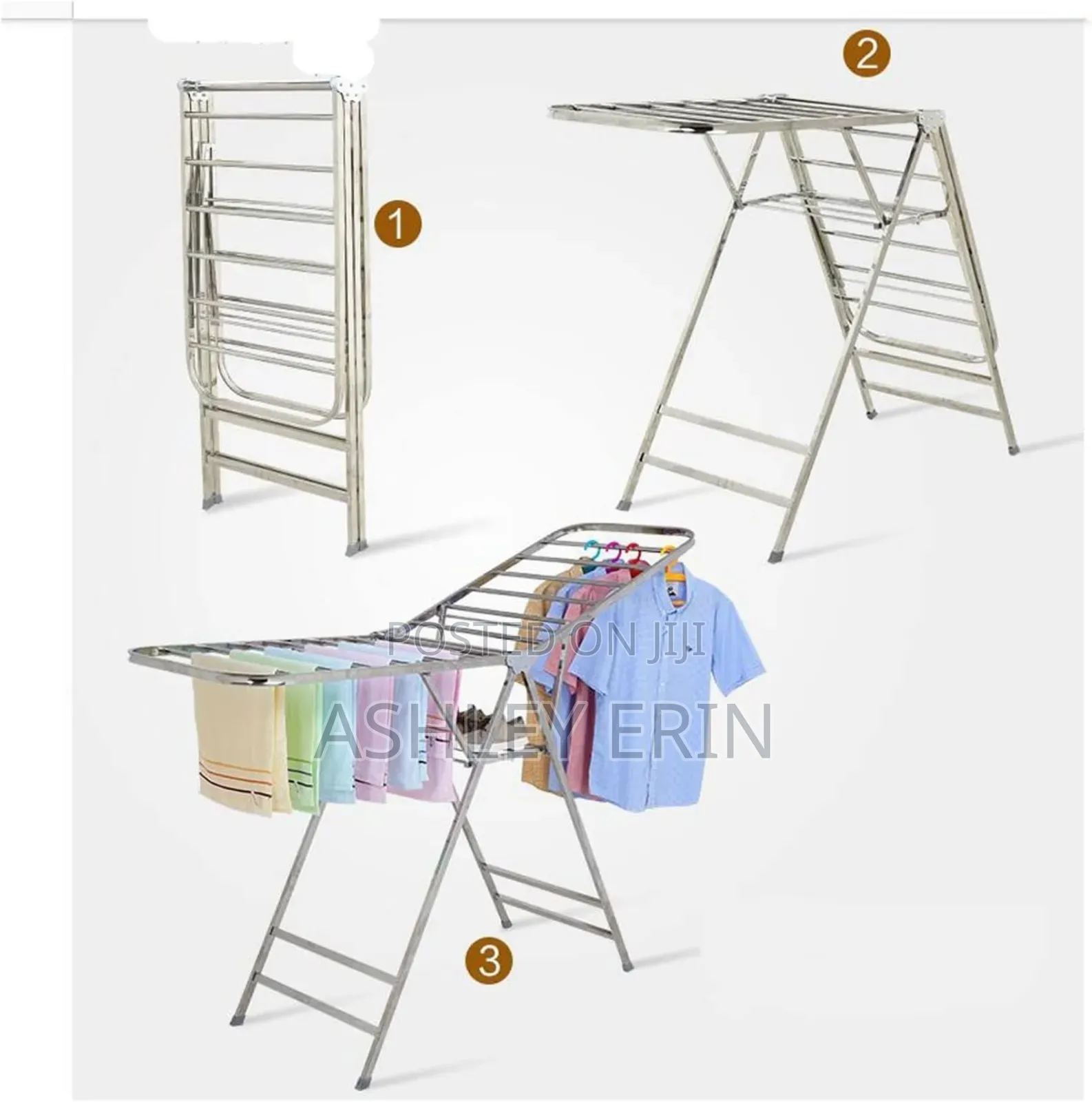 Foldable Stainless Steel Laundry Drying Rack